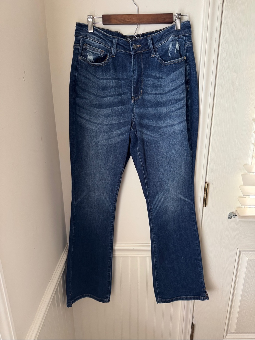 Judy Blue Dark Blue Bootcut Jeans Size 14W